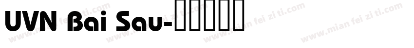 UVN Bai Sau字体转换
